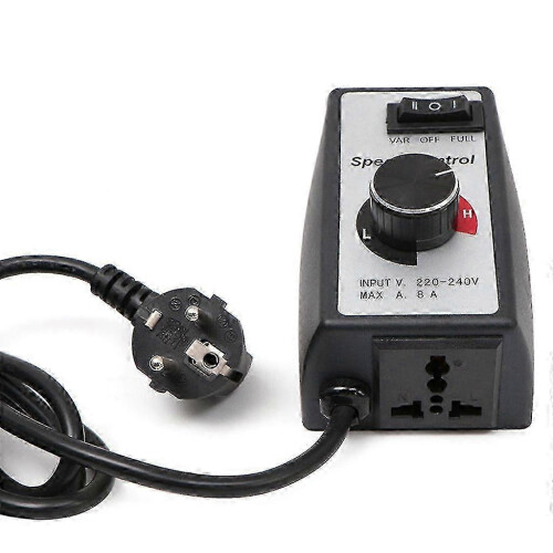 230V Stepless Speed Controller for EU Plug Ideal Fan Governor & Dimmer 1