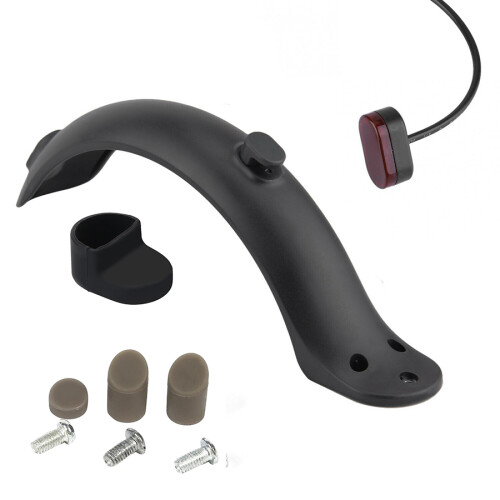 Rear Mudguard  Guard + Bracket + Hook +Taillight for  M365 Electric Scooter 1