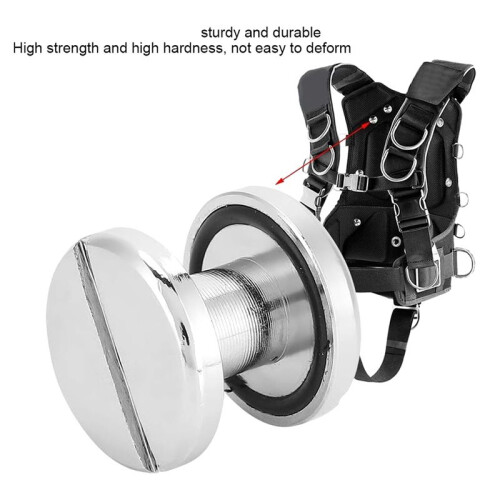 2Pcs Diving Diver BCD Backplate Soft Harness Book Screw Dive Assembly Bolt Diving Book Screw 1