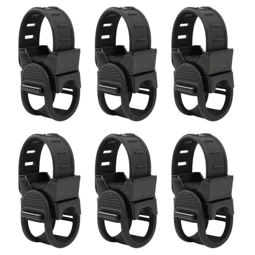 6X 360 Degree Rotation Bicycle Cycling Flashlight Mount Holder Front Light Torch Bracket