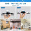 Super Bright LED Garage Light with 5 Adjustable Panels, E27 Screw Socket for Industrial Use 2