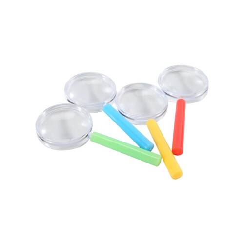 4 Stuks Plastic -Vergrootglas Kinderspeelgoed