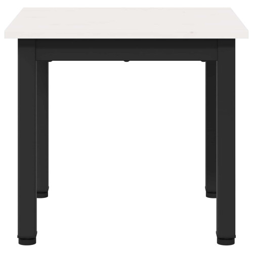 VidaXL vidaXL Coffee Table White 40 x 40 x 36 cm Solid Pine Wood 1