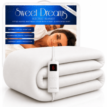 (Pure Comfort, Single) Sweet Dreams Fitted Electric Blanket All Sizes