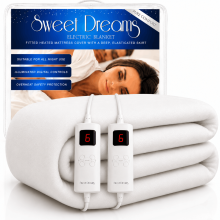 (Pure Comfort, Super King) Sweet Dreams Fitted Electric Blanket All Sizes