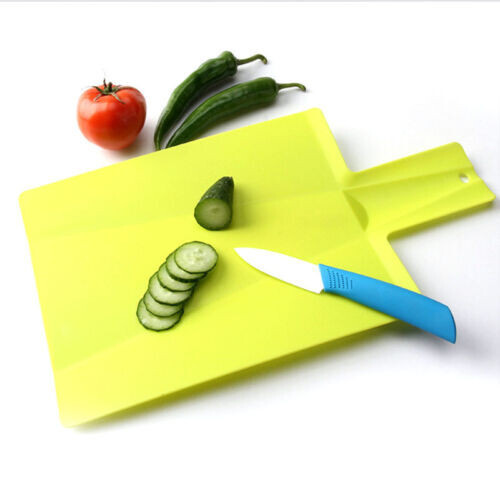 Nonslip Plastic Flexible Folding Chopping Slicing Cutting Board Kitchen Mat Hot 1