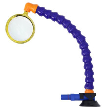 Suporte para Reparação de Amassados de Carro com Ventosa de Lupa e Base para Ampliar Amassados e Arranhões de Carro