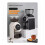 Automatic Electric Coffee Grinder Burr Mill with Visual Bean Storage for Espresso American Coffee UK Plug B 6