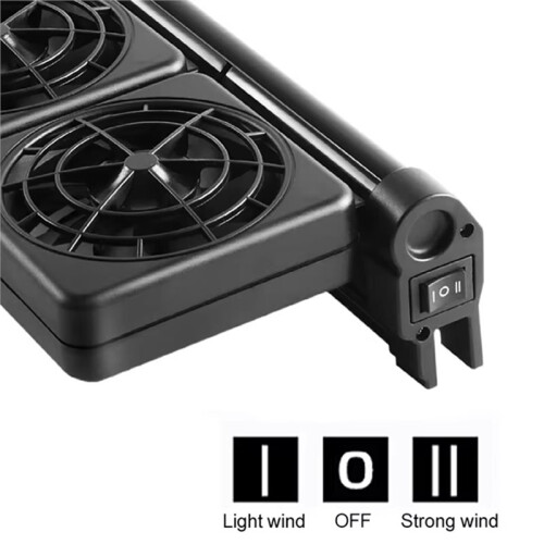 Fish Tank Cooling Fan with Adjustable Wind Speed for Aquariums EU Plug 1