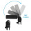 Fish Tank Cooling Fan with Adjustable Wind Speed for Aquariums EU Plug 5
