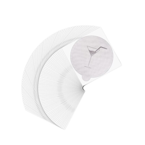 Protective Drink Cap 50 Pack, Covers for Alcohol Protection, Keeps Unwanted Items From Getting Into Cups