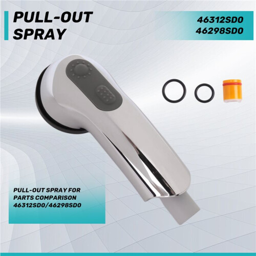 Pull-Out Spray Arm for GROHE Pull-Out Faucets, for GROHE 46312SD0/46298SD0 B 1