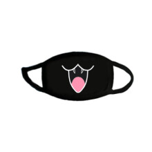 (Style H)Fashionable Cartoon Pattern Dust Mask With Ear Loops For Casual Daily Use And Gifting
