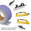 Ceramic 80 Grit Sandpaper Roll, 2-3/4" X 13 Yard, Hook & Loop Multi-Hole Continuous Roll 7
