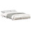 VidaXL vidaXL Bed Frame White 120 x 190 cm Solid Pine Wood 2