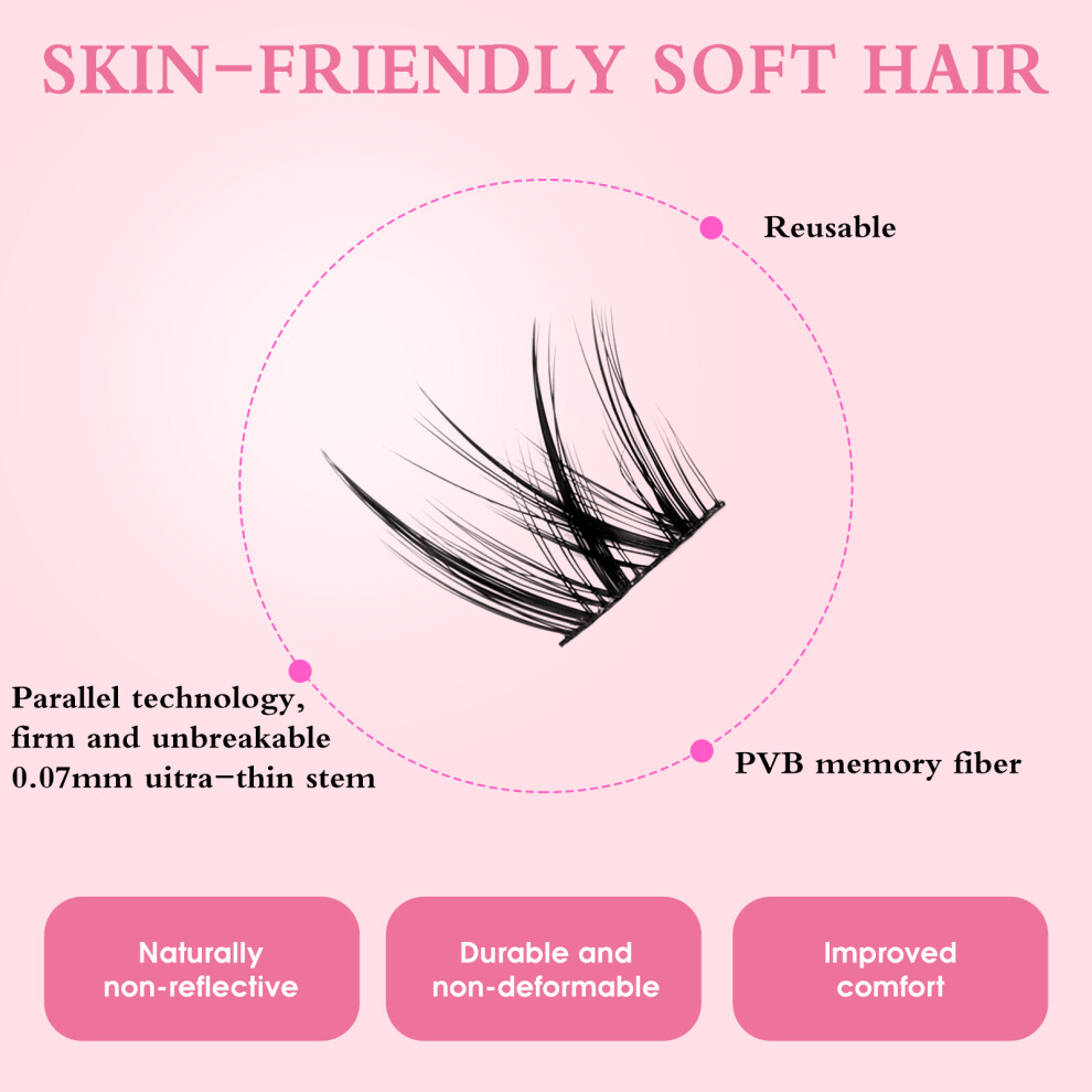 Zhouq-Outdoors False Eyelashes For Women - Voluminous & Curling