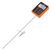 TP510 Waterproof Digital Candy Thermometer with Pot Clip, 8.1" Long Probe Instant Read Food Cooking Meat Thermometer
