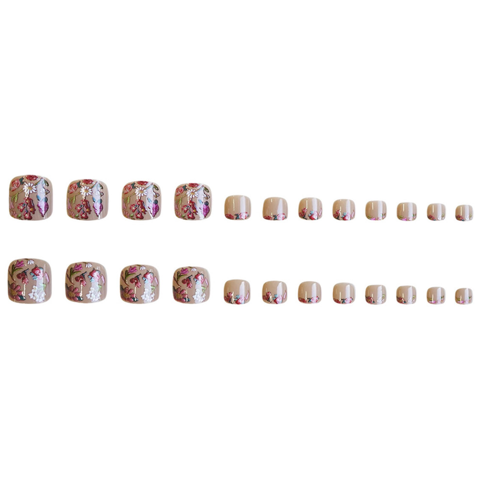 Dcph-Clothing \"Nude Press-On Toenails For Women\"