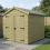 8 x 10 Apex Shed Tanalised (Double Door, No Windows) 1