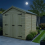8 x 10 Apex Shed Tanalised (Double Door, No Windows) 2
