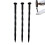(50PCS) Plastic Lawn Edging Fence, Easy Install 5