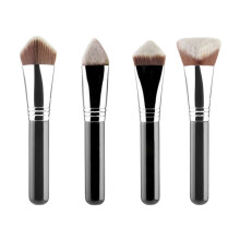 4-Pack for Full Face Multifunctional Foundation Brush 3D 4D Multi-Faceted Makeup Brush Powder Liquid Concealer Brush