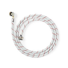 Nylon Inlet Hose | 3/4'' | 3/4'' | 10 Bar | 90 C | 1.50 m | Bruksområde: Dish / Washing Machine | Nylon | Hvit / Rød