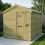 8 x 10 Apex Shed Tanalised (Single Door, No Windows) 1