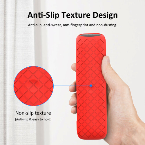 (red) MECOOL KD3 Remote Case - Anti-Slip, Durable, Precise Fit 2