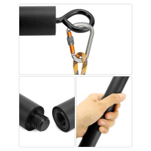 Resistance Band Bar Pilates Bar Home Gym Fitness Workout Bar for Strength Training Cardio Exercise - 108CM