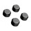 4Pcs Audio Speaker Isolation Feet Turntable Damper Absorption Shock Pad for Amplifier Devices Gray 1