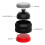 4Pcs Audio Speaker Isolation Feet Turntable Damper Absorption Shock Pad for Amplifier Devices Red 3