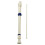 Students Plastic 8 Holes Soprano Recorder Flute Beige  w Cleaning Stick 3