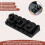 42mm Guitar Metal String Lock Locking Nut for Electric Guitar Tremolo Double Lock System, Black 4