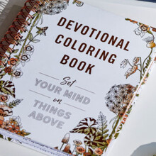 Bible Floral Coloring Book - Christian Art Therapy