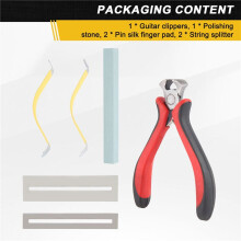 Guitar Clean Polish Tools 6 Pieces Professional Luthier Tools Repair Kit Fret Cutter Wire Guitar Tool Set