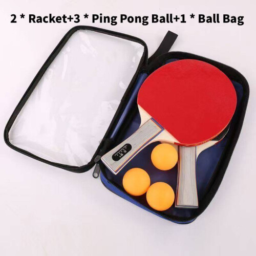 Table Tennis Racket Pack With Long And Short Handles Beginners Players Advanced