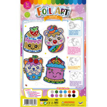 Foil 4 in 1 Craft Kit - Cupcake