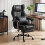 Homcom HOMCOM Big and Tall Office Chair with Lumbar Support, Black 1