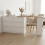 Homcom HOMCOM Vanity Table with 3-Tier Shelf and 6 Drawers, White 9
