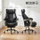 Homcom HOMCOM Big and Tall Office Chair with Lumbar Support, Black 3