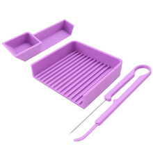 2X Set met Fuse Bead-Pincet en Uitlijnbakje, 5 mm Fuse Beads-Set, Fuse-Tool voor Het Maken van Sieradenarmbanden