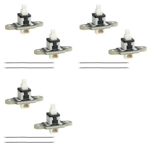6PCS for  CyberBrick Self-Locking Button  with SH1.0 Connector - 3D Printed Model Componet