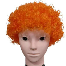 (Orange)Explosion Head Colored Headgear Joker Wig For Kids Funny Performance Props Wig