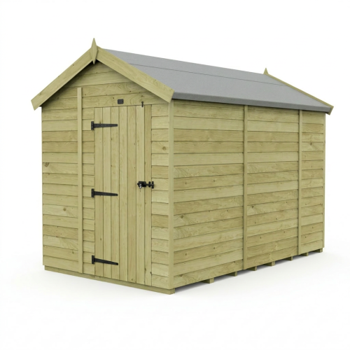 7 x 11 Apex Shed Tanalised (Single Door, No Windows) 1