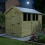 7 x 11 Apex Shed Tanalised (Single Door, With Windows) 3