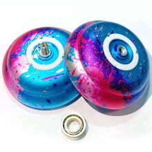 2 Pcs Unresponsive Yoyo,Professional Yoyo for Kids,Aluminum Beginner Yo-Yos for Yoyos Players with 20 Yo Yo Strings