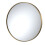 Balterley Round 800 x 800mm Brushed Brass Frame Recessed Mirror 2