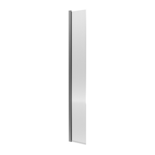 Balterley 1850 x 300 x 8mm Fluted Hinged Screen
