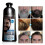 2X Permanent Bart Farbstoff Shampoo für Männer Bart Sterben Entfernung Weiß Grau Bart Haar Männer Bart Shampoo 200ML 4